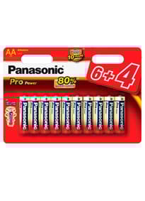 Pirrende tilbehør - Panasonic AA - batterier 10pk - bilde
