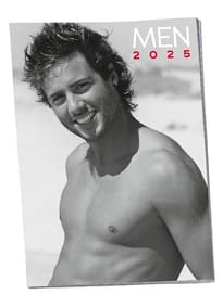 Pirrende tilbehør - Pin-Up kalender mann 2025 - bilde