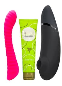 Strukturpakker - Womanizer Next sort orgasmepakke - bilde