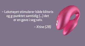  - Anmeldelse av parvibratoren We-Vibe Chorus - bilde