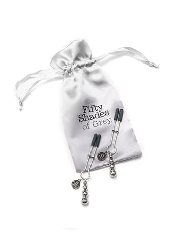 Frekke sexleketøy - Fifty Shades The Pinch brystklyper - bilde 4