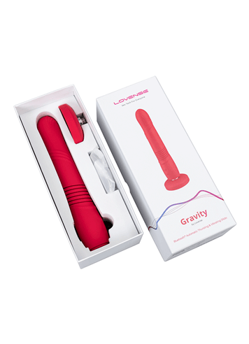 Sexleketøy for henne - Lovense Gravity pulserende dildo - bilde 8