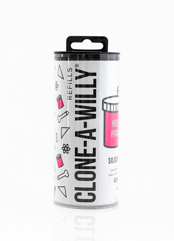 Tilbehør - Clone-A-Willy refill silikon rosa - bilde 2