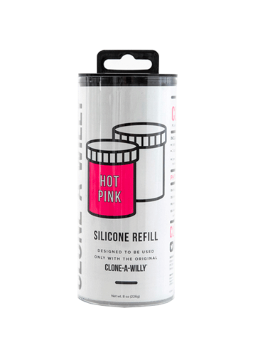 Tilbehør - Clone-A-Willy refill silikon rosa - bilde 1