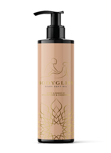 Glidemiddel - Massasjeglid BodyGliss 2-i-1 strawb/cha - bilde 3
