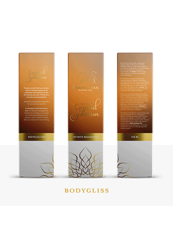 Glidemiddel - Massasjeglid BodyGliss 2-i-1 toffee - bilde 3