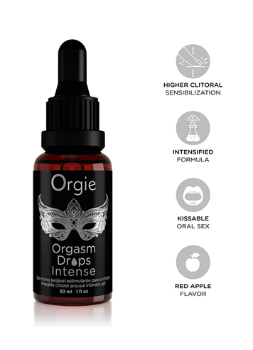 Tilbehør - Orgie Intense orgasmedråper rødt eple - bilde 4
