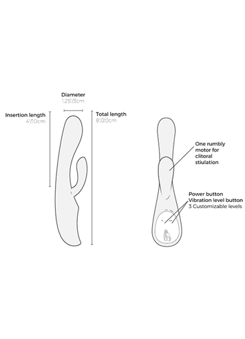 Vibrator - Rabbitvibrator The Lioness 2.0 lilla - bilde 6