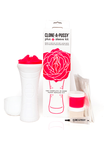 Sexleketøy for menn - Clone-A-Pussy støpesett med sleeve rosa - bilde 4