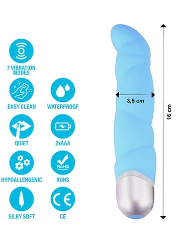 Vibrator - G-punktvibrator Feelz Toys Gino blå - bilde 2