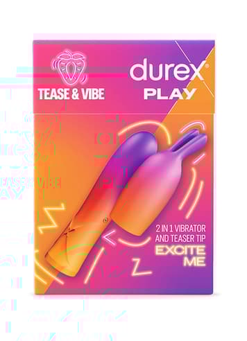 Sexleketøy for henne - Klitorisvibrator Durex Tease & vibe 2in1 - bilde 4