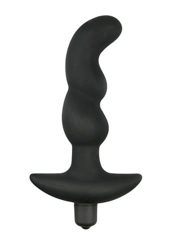 Analsex - EasyToys sort prostatavibrator kurvet - bilde 1
