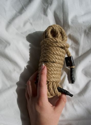 Frekke sexleketøy - EasyToys bondagetau hemp 5 meter - bilde 3