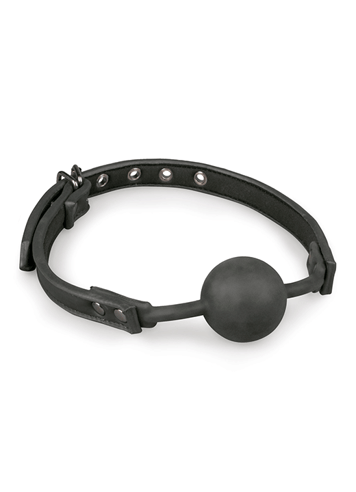 Frekke sexleketøy - EasyToys Ball gag sort silikon - bilde 1