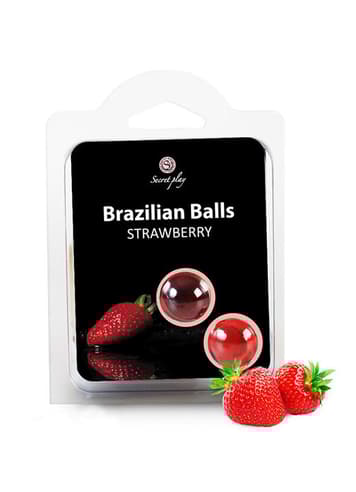 Massasjeolje - Brazilian balls jordbær - bilde 2
