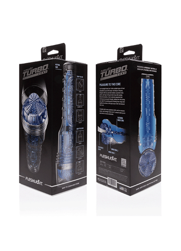 Sexleketøy for menn - Fleshlight Turbo Core masturbator blå - bilde 2