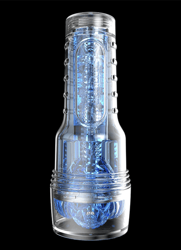 Sexleketøy for menn - Fleshlight Turbo Core masturbator blå - bilde 5