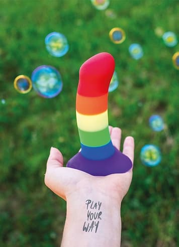 Dildo - Fun dildo Rainbow Pride - bilde 2