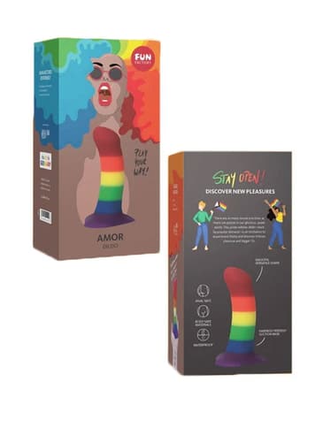 Dildo - Fun dildo Rainbow Pride - bilde 5