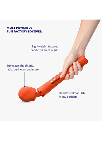 Vibrator - Fun VIM oransje massasjestav - bilde 5