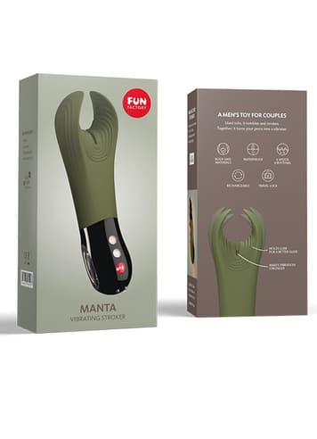 Sexleketøy for menn - Penisvibrator Fun Manta grønn - bilde 14
