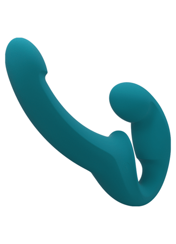 Frekke sexleketøy - Fun Share Lite strap-on blå - bilde 1