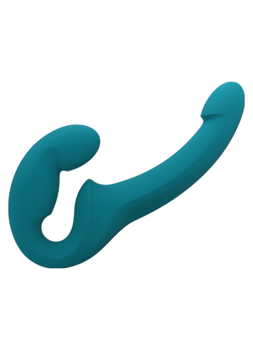 Frekke sexleketøy - Fun Share Lite strap-on blå - bilde 2
