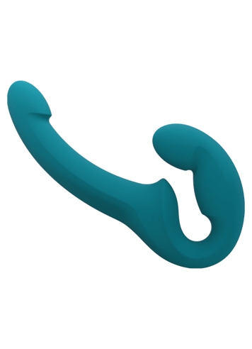 Frekke sexleketøy - Fun Share Lite strap-on blå - bilde 3