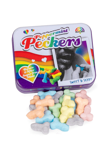 Spiselig - Regnbuefarget penis mint pastiller - bilde 2