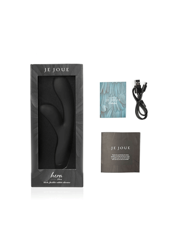 Vibrator - Rabbitvibrator Je Joue Hera Flex sort - bilde 5