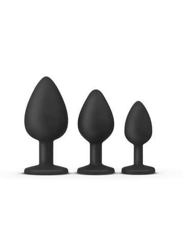 Analsex - Teazers sort analpluggsett - bilde 5