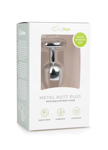 Analsex - EasyToys Metall No. 2 analplugg sølv - bilde 2