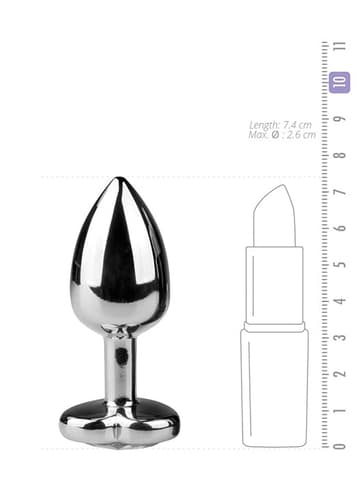 Analsex - EasyToys Metall No. 2 analplugg sølv - bilde 4