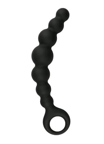 Analsex - EasyToys sort analplugg med kuler - bilde 1