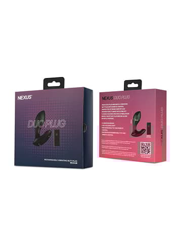 Analsex - Vibrerende analplugg Nexus Duo plug M - bilde 5