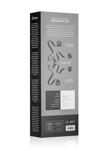 Frekke sexleketøy - EasyToys sengebondage sett sort - bilde 7