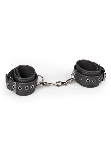 Frekke sexleketøy - EasyToys sorte ankelmansjetter - bilde 4