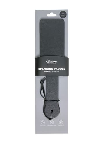 Frekke sexleketøy - EasyToys sort paddle imitert skinn - bilde 3