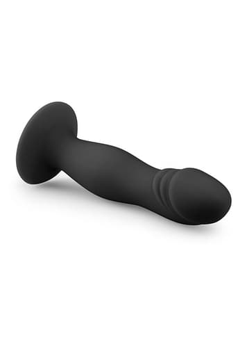 Dildo - EasyToys sort dildo m/ribbede tekstur - bilde 4