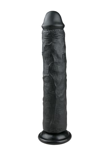 Dildo - EasyToys realistisk dildo 28,5 cm sort - bilde 1