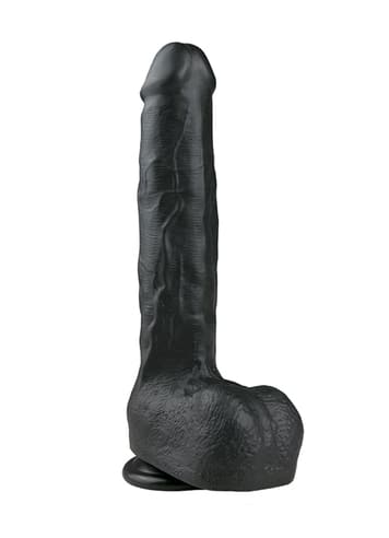 dildoer - EasyToys realistisk dildo 29,5 cm sort - bilde 1