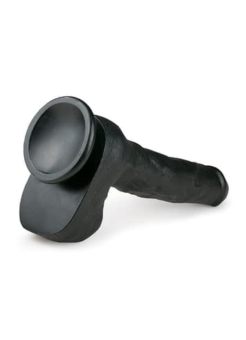 dildoer - EasyToys realistisk dildo 29,5 cm sort - bilde 3