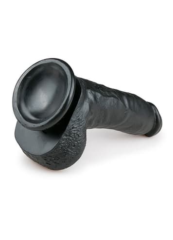 Dildo - EasyToys realistisk dildo 20 cm sort - bilde 4