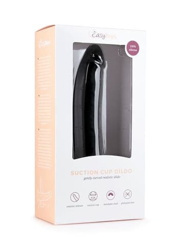 Dildo - EasyToys realistisk dildo 21 cm sort - bilde 4