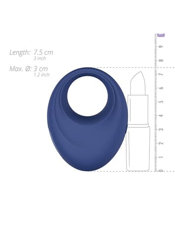 Sexleketøy for menn - Amorelie Grow Appstyrt penisring - bilde 9