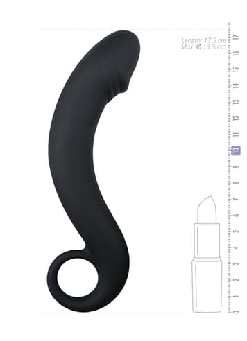 Dildo - EasyToys sort dildo for prostata - bilde 4