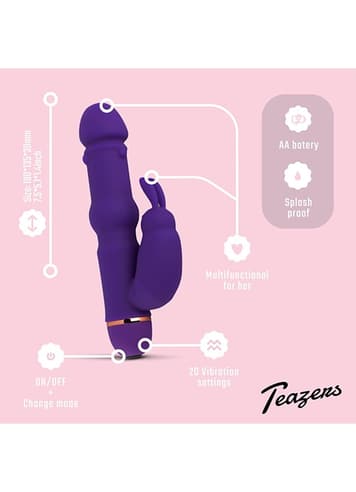 Vibrator - Teazers lilla rabbitvibrator - bilde 8