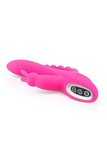 Sexleketøy for henne - Teazers Double rosa rabbitvibrator - bilde 5