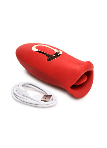 Sexleketøy for henne - Slikkemaskin Lickgasm kiss rød - bilde 7