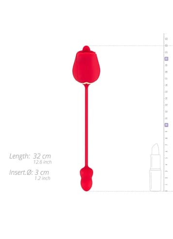 Sexleketøy for henne - Teazers Rose slikkemaskin m/vibrator - bilde 11